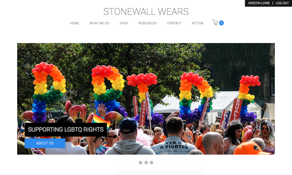 Stonewall wears